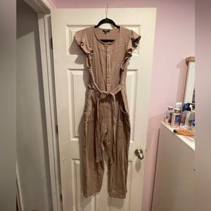 Tan Jumpsuit